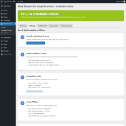 Page screenshot: Fleek Reviews &rarr; Installation Guide &rarr; 
            API Setup        