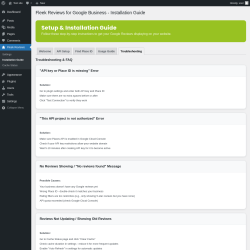 Page screenshot: Fleek Reviews &rarr; Installation Guide &rarr; 
            Troubleshooting        