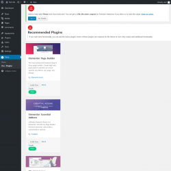 Page screenshot: Flexia → Rec. Plugins