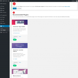 Page screenshot: Flexia → Rec. Plugins