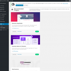 Page screenshot: Flexia → Rec. Plugins