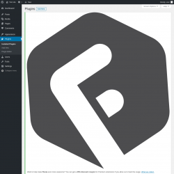 Page screenshot: Plugins ‹ Test site — WordPress