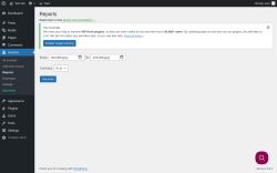 Page screenshot: Invoices → Reports