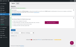 Page screenshot: Invoices → Reports