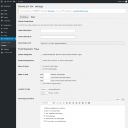 Page screenshot: FlexMLS® IDX → Settings → Portal