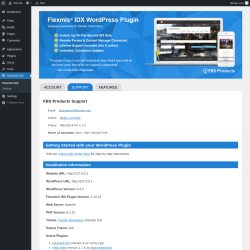 Page screenshot: Flexmls® IDX → Support