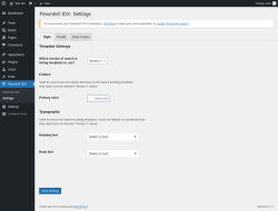 Page screenshot: Flexmls® IDX → Settings → Style