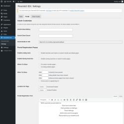 Page screenshot: Flexmls® IDX → Settings → Portal