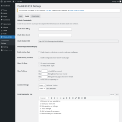 Page screenshot: FlexMLS® IDX → Settings → Portal