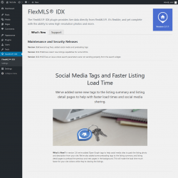 Page screenshot: FlexMLS® IDX