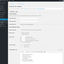 Page screenshot: FlexMLS® IDX → Settings → Portal