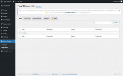 Page screenshot: Wow Plugins → Float Menu