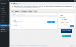 Page screenshot: Wow Plugins → Float Menu → Add new