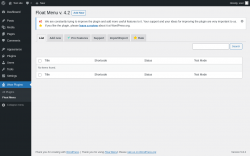 Page screenshot: Wow Plugins → Float Menu