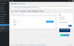 Page screenshot: Wow Plugins → Float Menu → Add new