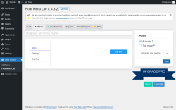 Page screenshot: Wow Plugins → Float Menu Lite → Add new