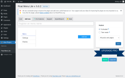 Page screenshot: Wow Plugins → Float Menu Lite → Add new