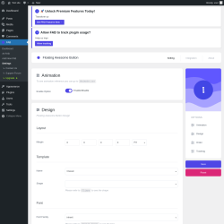 Page screenshot: FAB → Settings
