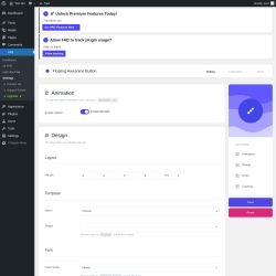 Page screenshot: FAB → Settings
