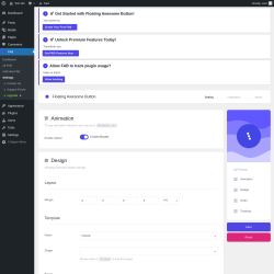 Page screenshot: FAB → Settings