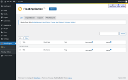 Page screenshot: Wow Plugins → Floating Button