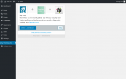 Page screenshot: Floating Links Settings ‹ Test site — WordPress