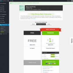 Page screenshot: Floating Links → Upgrade  ➤