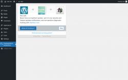 Page screenshot: Floating Links Settings ‹ Test site — WordPress