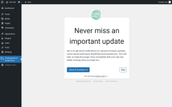 Page screenshot: Floating Links Settings ‹ Test site — WordPress