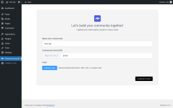 Page screenshot: FluentCommunity