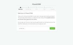 Page screenshot: FluentCRM