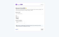 Page screenshot: FluentCRM