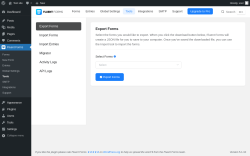 Page screenshot: Fluent Forms &rarr; Tools