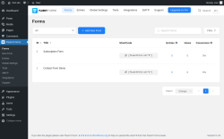Page screenshot: Fluent Forms
