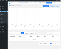 Page screenshot: Fluent Forms &rarr; Entries