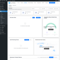 Page screenshot: Fluent Forms → Reports