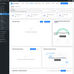 Page screenshot: Fluent Forms → Reports