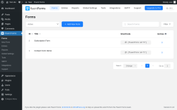Page screenshot: Fluent Forms