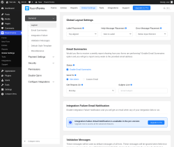 Page screenshot: Fluent Forms &rarr; Global Settings