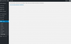 Page screenshot: Settings → Flying Pages