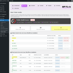 Page screenshot: Tools &rarr; Folder Auditor &rarr; 
        
        Main    