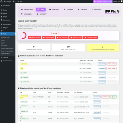 Page screenshot: Tools &rarr; Folder Auditor &rarr; 
        
        Main    