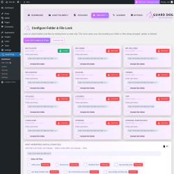 Page screenshot: Guard Dog &rarr; Site Lock 