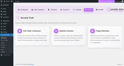 Page screenshot: Guard Dog &rarr; Tools