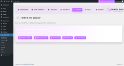 Page screenshot: Guard Dog &rarr; Scanner