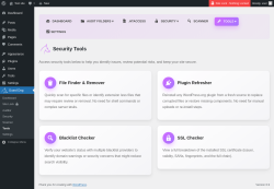 Page screenshot: Guard Dog &rarr; Tools