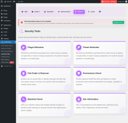 Page screenshot: Guard Dog &rarr; Security Tools