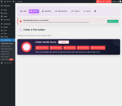 Page screenshot: Guard Dog &rarr; Audit Folder & Files