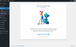 Page screenshot: Media → Media Cleaning
