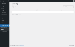 Page screenshot: Follow Up Emails → Email Log